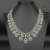 Mihika - Emerald and Diamond Necklace