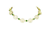 Mandara - Diamond and Emerald Short Necklace