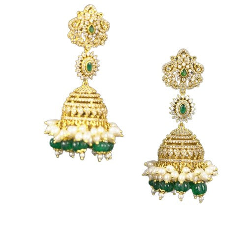 Chhatra Jhumka Earrings