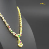 Mano Emerald and Ruby Necklace Set