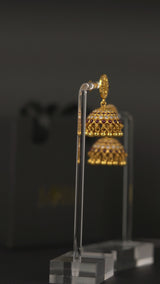 Ranamaya Kempu traditional jhumka