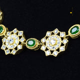 Mandara - Diamond and Emerald Short Necklace