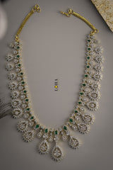 Mihika - Emerald and Diamond Necklace